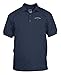 Cristian Chaplain Cross Embroidery Cotton Short Sleeve Polo Jersey Shirt Black X-Large