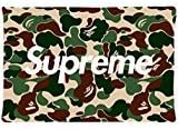 Supreme Bape Print Sofa Home Decor Design Throw Pillow Case Cushion Covers Square 20x30 inch