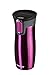 Contigo West Loop Autoseal Travel Mug, Stainless Steel Thermal Mug, Vacuum Flask, Leakproof, Coffee Mug with BPA Free Easy-Clean Lid, Raspberry, 470 ml