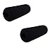 Tetra-Teknica Essentials Series Foam Windscreen for Shotgun Camera Microphones up to 4.5 Inch in Length, Color Black, 2 Pack