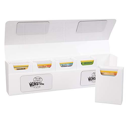 The Hydra 5 Compartment Riveted Deck Box w Magnetic Closure- Trading Card Case Holds Five Decks- Fits MTG Magic The Gathering, Yugioh, Pokemon