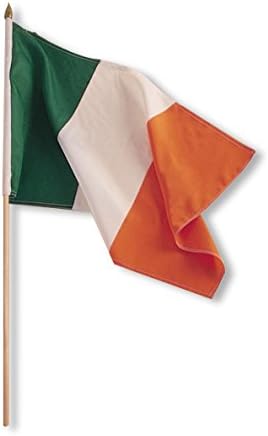12"x18" Ireland Flag on Stick