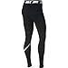 NIKE Women's Sportswear Club Leggings, Black/White, Medium