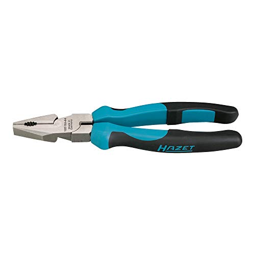 HAZET 1851M-44 200 mm Heavy-Duty Combination Pliers - Polished/Blasted
