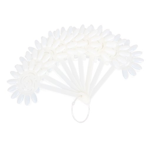 120 Tips Nail Art Polish Fan Board Display Practice Wheel Flower Sticks