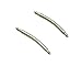 SWISS REIMAGINED Spring Bar Pins - Curved Stainless Steel - for Attaching Watch Band to Watches (Set of Two) - 22mm X 1.5mm
