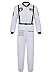 frawirshau Astronaut Costume Adult Role Play Cosplay Costumes Spaceman Flight Jumpsuit Space Suit for Men White M