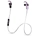Photive PH-EB100 Sweat-Proof Wireless Bluetooth 4.1 Stereo Earbuds with Built in Microphone (Purple)