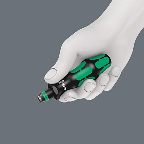 Wera 5059295001 KK 60 Kraftform Bitholding Screwdriver and 3 1/2-Inch Bit Pouch Set, 17-Piece, Multi