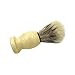 CoscosX 2pcs Pig Mane Shaving Brush Stand Wood