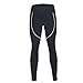 Women's Cycling Pants 3D Padded Compression Tight, Long Bike Bicycle Pants with Wide Waistband