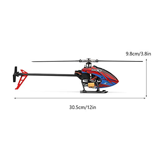 DBXMFZW 6-Kanal-aileronloses Fernbedienungsflugzeug 3D / 6G-Modus RC-Flugzeug RC-Ebene mit eingebautem Gyroskop-festen… – Bild 8