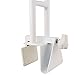 Medical Adjustable Bathtub Safety Rail Shower Grab Bar Handle (Ivory)