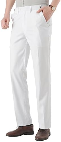 CMDC Men's Banquet Wedding Groom Dress Suit Pants D274£¨38W-30L White
