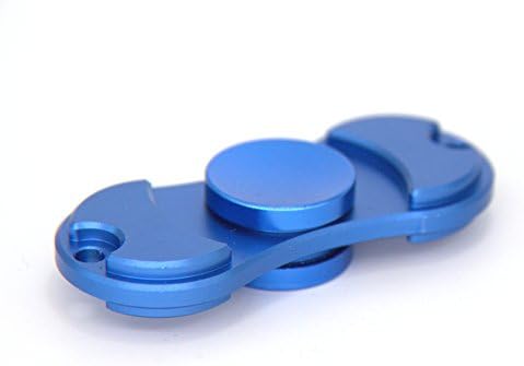 Fidget Spinner Toy EDC ADHD Focus Ultra Durable High Speed Fingertip Gyro (L BLUE)