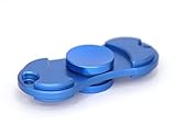 Fidget Spinner Toy EDC ADHD Focus Ultra Durable High Speed Fingertip Gyro (L BLUE)