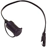 MOTOPOWER MP68993 SAE to Cigarette Lighter Socket Adapter Cable
