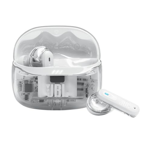 JBL Tune Beam 2, True Wireless Noise Cancelling Earbuds, White Ghost