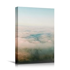 signwin Canvas Wall Art Cloudtop Abstract Colorful Contemporary...