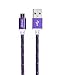 Micro USB Cable [3 Pack] Gembonics Colorful 1M/3ft Premium Charging Cord Data Sync Cable for Samsung Galaxy, Note, Google Nexus, Portable Charger and Other USB Devices (Purple/Pink/Blue)