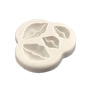 Sexy Lips Food-Grade Siliconen Bakvorm Cake Chocolade Zeep Moulding Tool – Wit