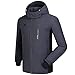 CAMEL CROWN Men's Mountain Snow Waterproof Ski Jacket Detachable Hood Windproof Fleece Parka Rain Jacket Winter Coat