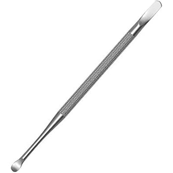 Professional Cuticle Pusher and Spoon Nail Cleaner | Dual Sided Stainless Steel Pusher and Nail Cleaner | For Nail And Cuticle Care | by Sterling Beauty Tools