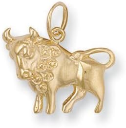 9ct Yellow Gold Taurus Zodiac Pendant