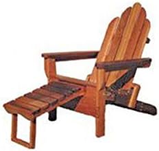 Woodcraft Project Paper Plan to Build Adirondack Folder with Footrest