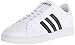 adidas NEO Women's Baseline W Fashion Sneaker, White/Black/White, 8 M US