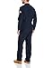 Bulwark Men's Big & Tall Flame Resistant 4.5 oz Nomex IIIA Classic Coverall with Hemmed Sleeves, Navy, 42 Long