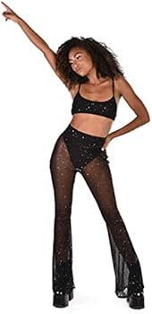 rhinestone flare pants