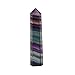 Tuscom Natural Hexagonal Healing Crystal Quartz,Natural Fluorite Crystal Bar,Eliminate The Negative Energy Wand Stone (6.1-6.4cm)