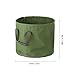 33 Gallon Garden Bags 1-Pack Heavy Duty Reusable Yard Leaf Bag Holder Collapsible Canvas Portable Yard Gardening Waste Bag with Handles (H18 in, D22 in)