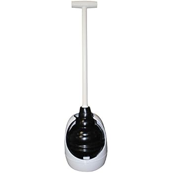Korky 95-4A Beehive Max Universal Toilet Plunger and Holder - Fits all Old and New Toilets - Powerful Plunge - Easy Grip T-Handle - Made in USA