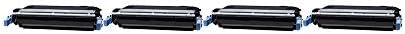 RudyTwos 4x Replacement for HP 644A Toner Unit Black Compatible with Colour LaserJet 4730, 4730x, 4730xm, 4730xs, CM4730, CM4730f, CM4730fm, CM4730fsk, CM4753 MFP
