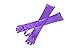 Utopiat Audrey Styled Replica Holly Golightly Satin Opera Gloves for Women | Classic Long Gloves Elbow Length | Long Flapper Evening Glove | Accessories for Girls | Color-Purple