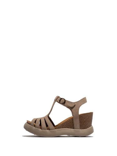 Fly London Damen GAIT959FLY Sandal, Taupe, 41 EU