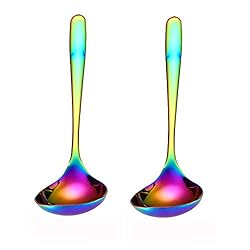 MBBITL 2-Pack Rainbow Soup Ladle 304 Stainless