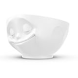 Tassen Bowl, happy, glazed white 16.9oz / 500ml