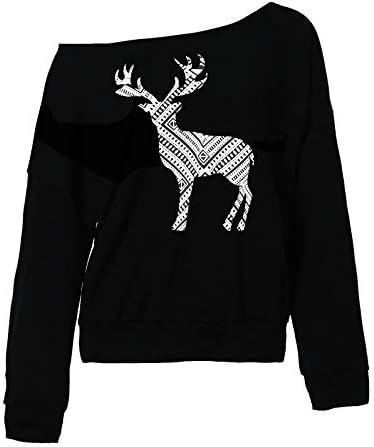 GAMISS Women Off Shoulder Sweatshirts Casual Tops Pullovers Plus Size