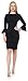 Marycrafts Womens Flounce Bell Sleeve Office Work Casual Pencil Dress