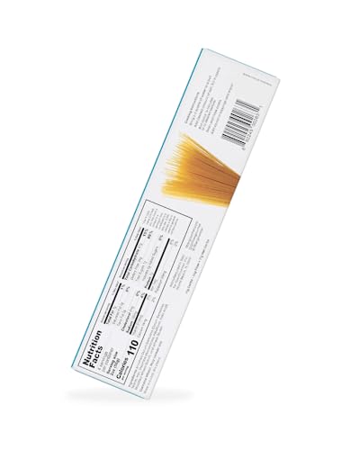 FIBER GOURMET SPAGHETTI PASTA, LOW CALORIE & FIBER-RICH SPAGHETTI NOODLES, MADE IN ITALY, NON-GMO, KOSHER, VEGAN, ZERO ARTIFICIAL COLORS OR FLAVORING, 8 OZ, PACK OF 12
