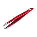 Rubis Swiss Cross Stainless Steel Slant Tweezer