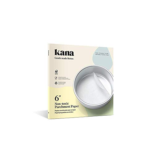 Kana Parchment Paper Baking Circles 100 PreCut Rounds 6 inch_Ideal