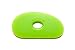 Sherrill Mudtools Shape 1 Polymer Rib for Pottery and Clay Artists, Green Color, Medium