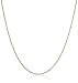 14k Yellow Gold Solid Perfectina Chain Necklace (1.0mm), 18