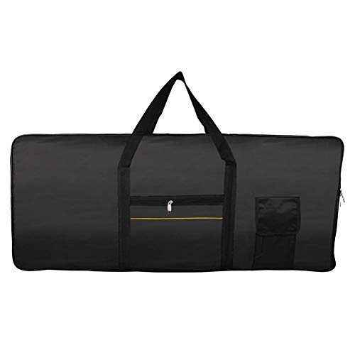 Eine-shop Electronic Keyboard Bag 61-Key 54-Key Dual Zipper with Extra Pockets for Music Students or Instrument Enthusiast