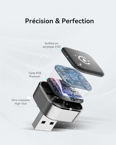 Spedal 2026 Wireless CarPlay Adapter - Ultra Mini 2 in 1 Android Auto Wireless, WiFi 6 & Bluetooth 5.4, Plug & Play for Wireless Freedom, Fast Automatic Connection, Stable and No Delay