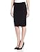 Calvin Klein Women's Lux Stretch Pencil Skirt,Black,4
